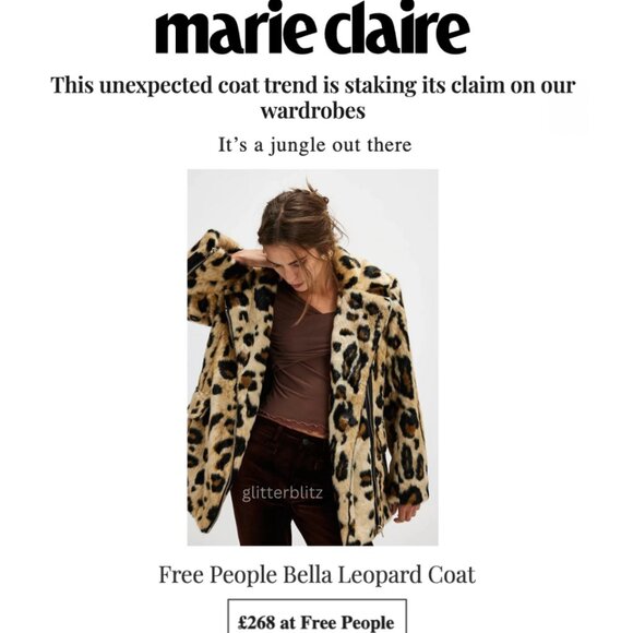 Free People Bella Leopard Coat - Picture 5 of 12